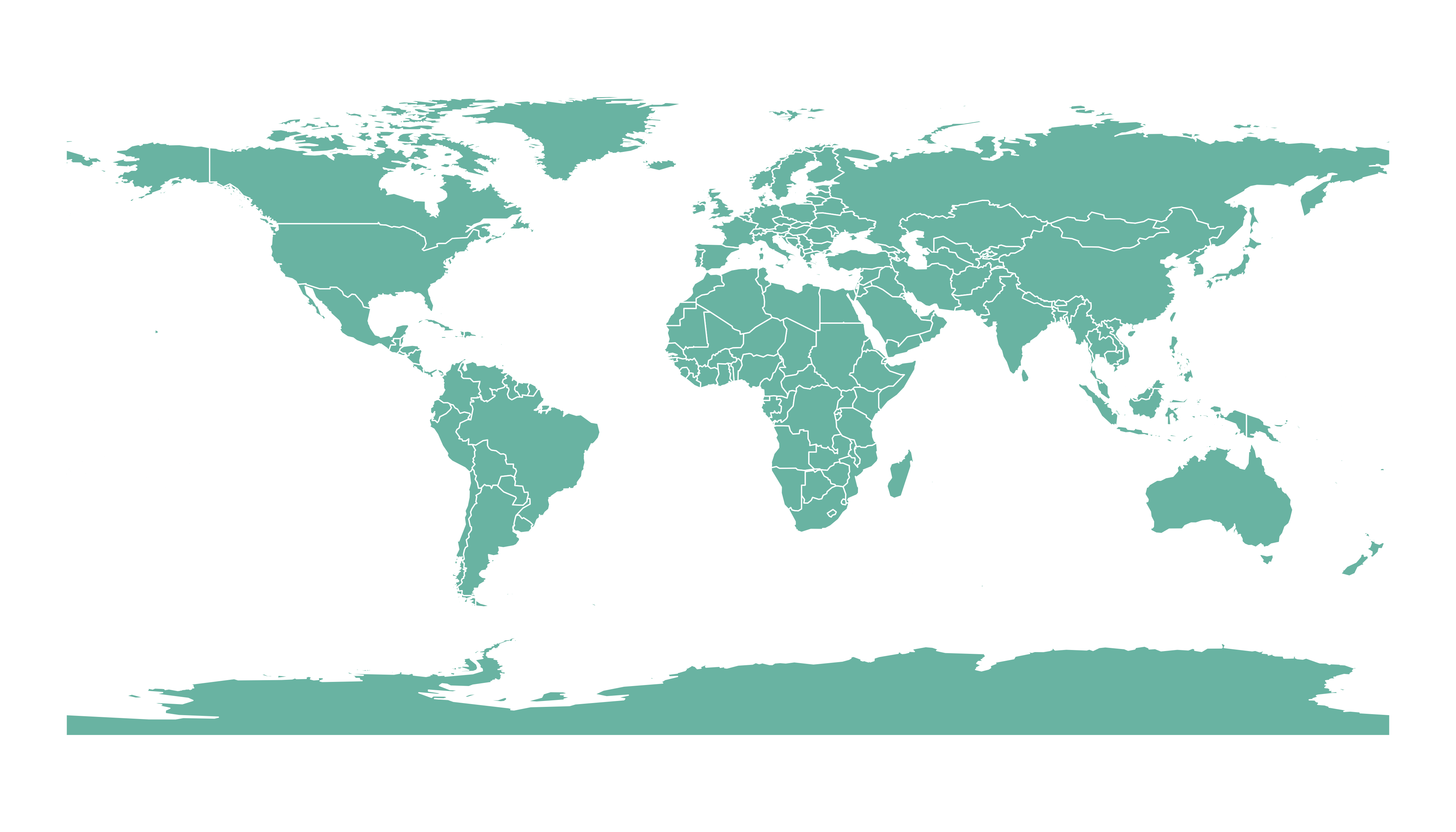 World Map Subdivisions.