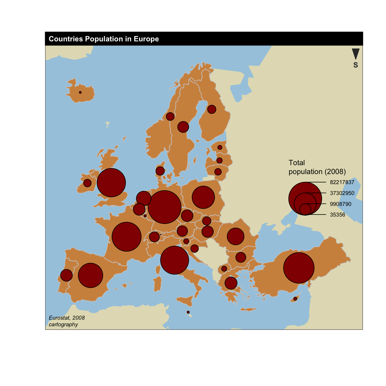 proportional symbol map