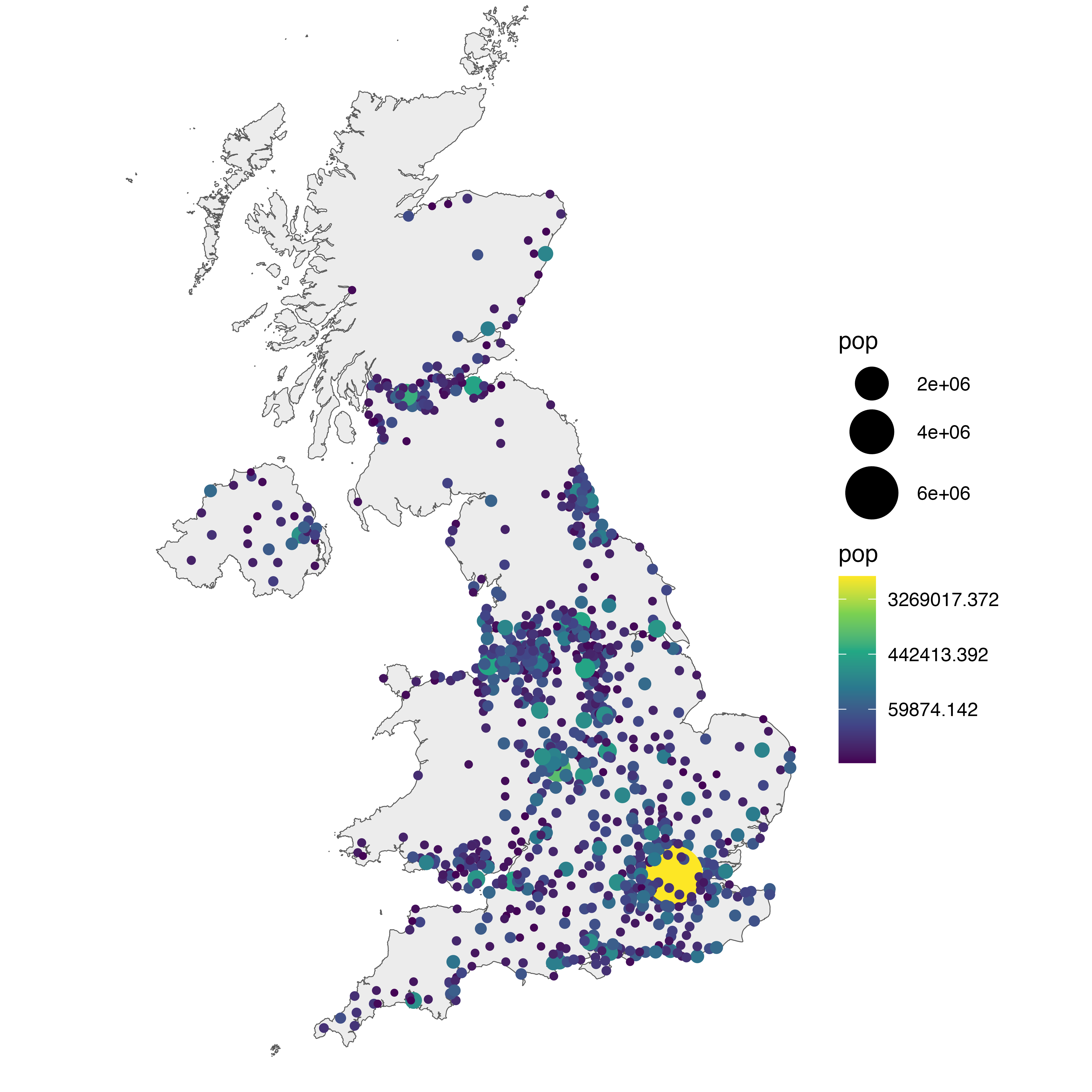 Bubble Map In R Bubble Map With Ggplot2 – The R Graph Gallery