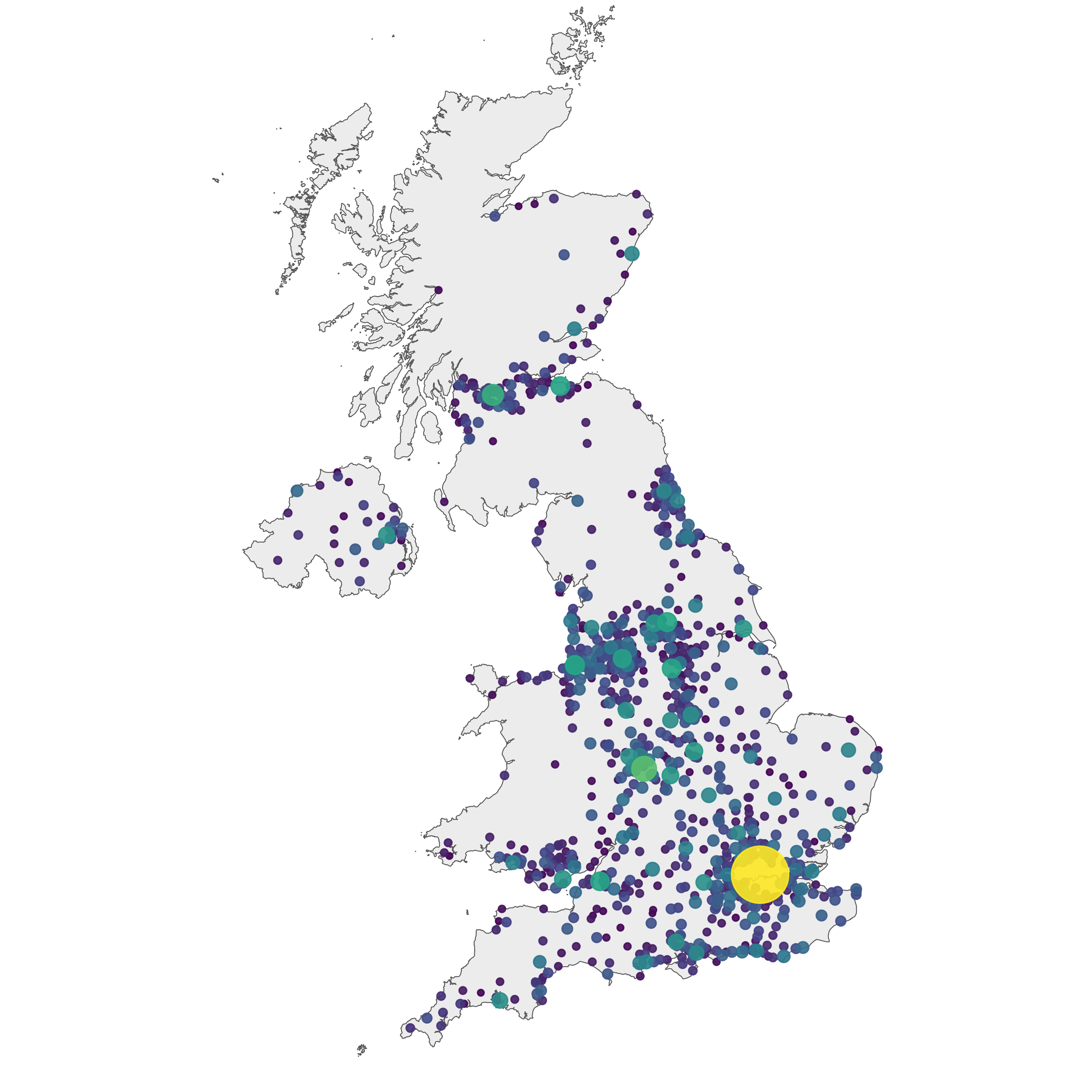 Bubble Map In R Bubble Map With Ggplot2 – The R Graph Gallery